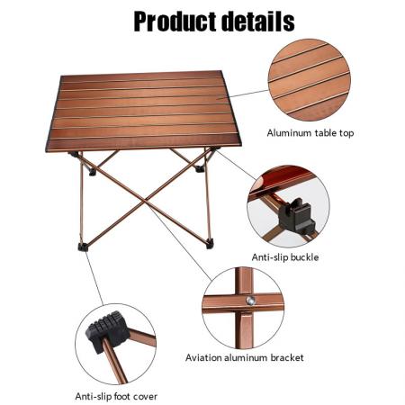 Multifunctional Camp Table Lightweight for Outdoor Picnic beach