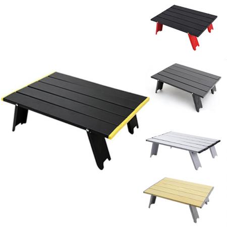Camping Table Compact Roll Top Aluminum Table 