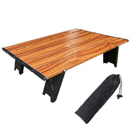Portable Foldable Camp Picnic Table Roll-up with Carry Bag 