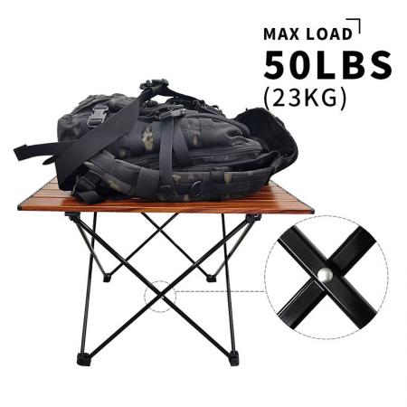 Small Folding Camping Table Collapsible Foldable Picnic Table in a Bag 