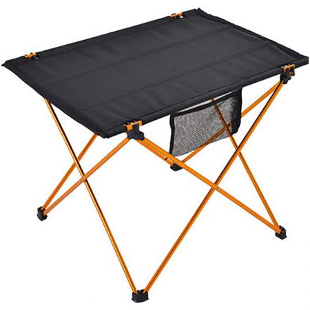 Foldable Table Portable Camping Table Folding Picnic Tables Waterproof Canvas Beach Table for Outdoorside Camping Beach 