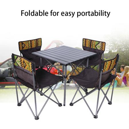 Camping Folding Table and Chairs Set Folding Chair Camping Chair and Table Adult Camping Folding Chair and Table Set 