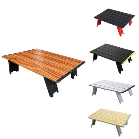 Portable Foldable Camp Picnic Table Roll-up with Carry Bag 