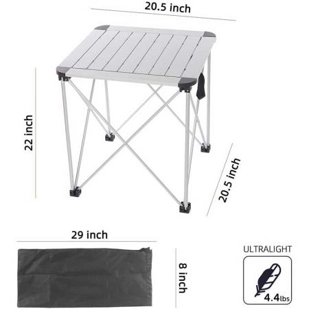 Wholesale Portable folding Roll Up Table for Picnic/Hiking/Camping 