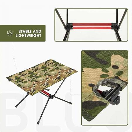 Factory Price Selling Folding Table Lightweight Small Folding Roll - up Table for Picnic Beach BBQ Party 