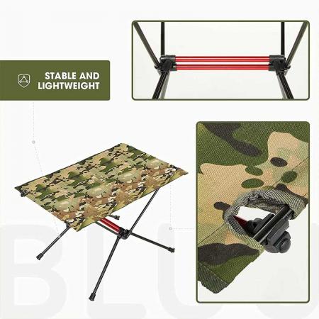 Factory Price Selling Folding Table Lightweight Small Folding Roll - up Table for Picnic Beach BBQ Party