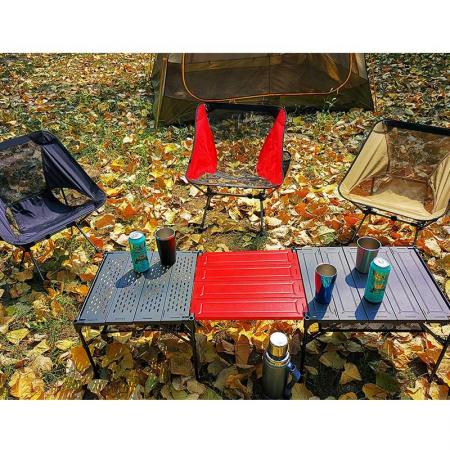 Portable Outdoor Foldable Folding Camping Table for Fishing Traveling Table