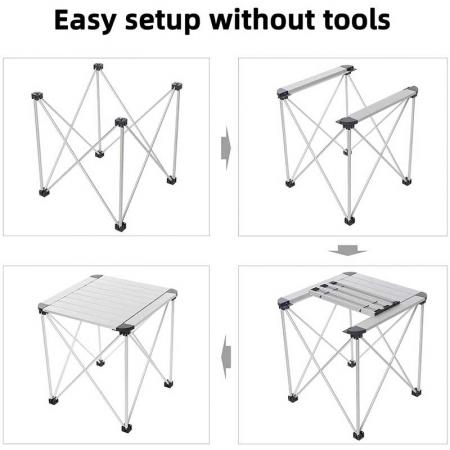 Wholesale Portable folding Roll Up Table for Picnic/Hiking/Camping 