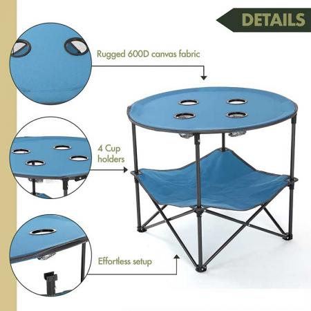 Ultralight Folding Camping Table for Outdoor Camping Hiking Picnic 