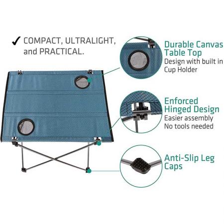 Foldable Table Outdoor Portable Camping Side Table for Outdoor Picnic 