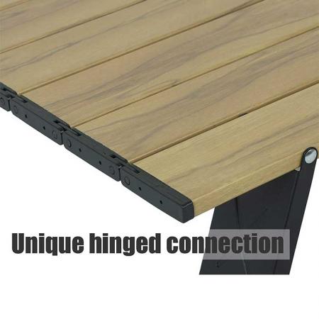 Ultralight Folding Beach Table Aluminum Portable Camping Table 