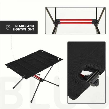Amazon Hot Sales Folding Table Outdoor Compact Lightweight Small Folding Roll - up Table for Picnic Beach BBQ Party