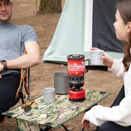 Factory Price Selling Folding Table Lightweight Small Folding Roll - up Table for Picnic Beach BBQ Party