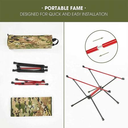 Factory Price Selling Folding Table Lightweight Small Folding Roll - up Table for Picnic Beach BBQ Party