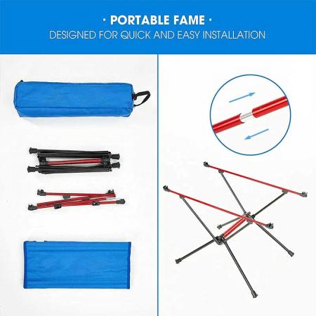 Folding Outdoor Table Compact Lightweight Small Folding Roll - up Table for Outdoor Picnic Beach Camping BBQ Party