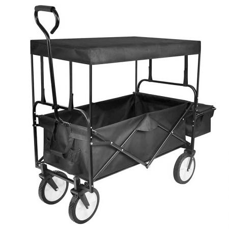 Hand Carts & Trolleys Folding Garden Cart Outdoor Collapsible Wagon for Kids & Cargo Red 