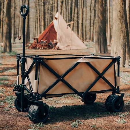 Foldable Heavy Duty Collapsible Utility Wagon Cart with Wheels 