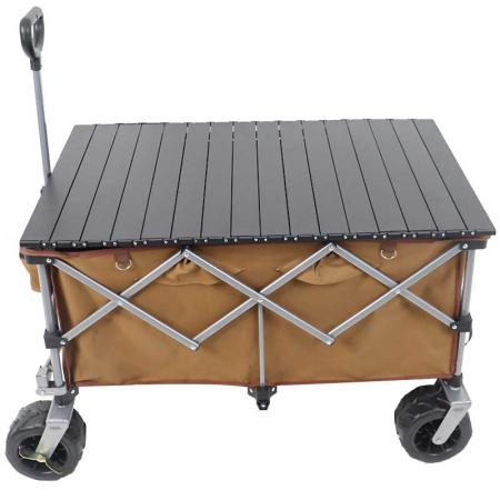 Folding Garden Outdoor Park Utility Wagon Picnic Camping Cart 