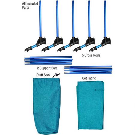 Army Folding Bed Camping Outdoor Folding Height Adjustable Bed Aluminum Compact Bed Lightweight Cot for Lawn Travel Hiking and Beach 