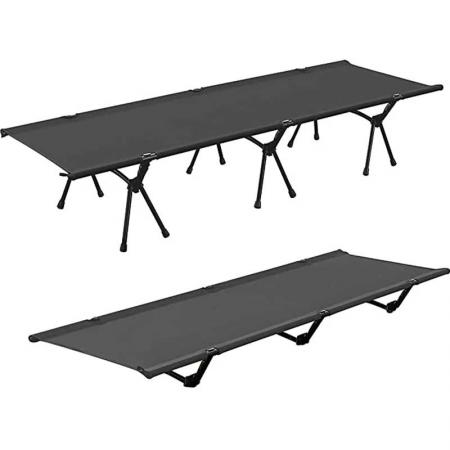 Amazon Hot Sale Army Folding Bed Portable Camping  Ultralight Cot Comfortable Camping Bed with Carry Bag for Outdoor 