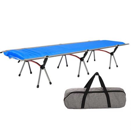 Wholesale outdoor Ultralight Portable foldable camping bed Aluminium folding bed 