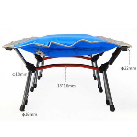 Wholesale outdoor Ultralight Portable foldable camping bed Aluminium folding bed 