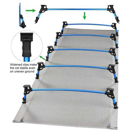 Folding Travel Bed Camp Cots Ultralight Sleeping Folding Camping Cots for Outdoors Travel Backpack Cot Foldable Camping Bed Cots 