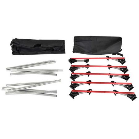 Folding Outdoor Bed Easy Assemble Folding Cot Ultralight Compact Heavy Duty with Carry Bag for Adults Camping Backpacking 