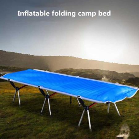 Wholesale outdoor Ultralight Portable foldable camping bed Aluminium folding bed 