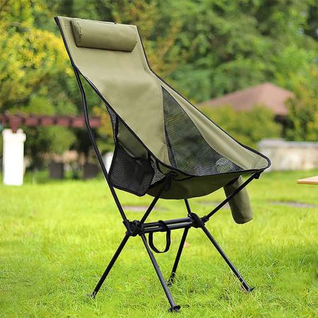 Lightweight Camping Chair Outdoor Portable Folding Chair Aviation Aluminum Alloy Ultralight Folding Camping Chair Beach Chair 