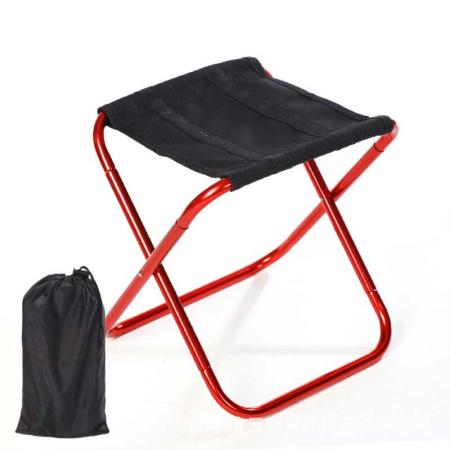 Camping Stool Folding Stool Aluminum Alloy Bracket Lightweight Load Capacity to 300lbs for Outdoor Travel Hiking BBQ Fishing Beach 