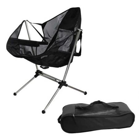 Portable Outdoor Folding Camping Rocking Chair Swing Recliner Relaxing Swing Comfortable backrest Outdoor Folding Chair