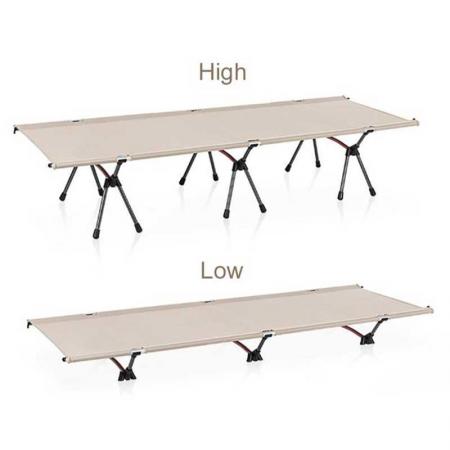 Army Cot Folding Outdoor Bed Adjustable Portable Foldable Cot for Adults