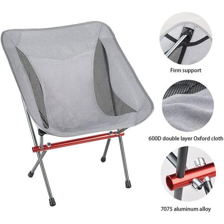 Camping Chair Folding Ultralight BBQ Picnic Fishing Outdoor Portable Beach for Festival 