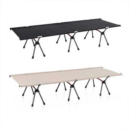 Army Cot Folding Outdoor Bed Adjustable Portable Foldable Cot for Adults
