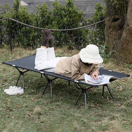 Army Cot Folding Outdoor Bed Adjustable Portable Foldable Cot for Adults