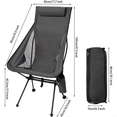 Amzaon hotsales beach camp folding chair foldable 600D oxford cloth