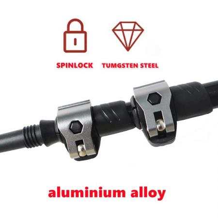 Amazon Hot Aluminum Alloy Walking Poles Lightweight Hiking Walking 075 trekking poles 