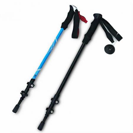 Carbon Hiking Poles Trekking Poles Aluminum Hiking Walking Sticks with Adjustable Locks Expandable 