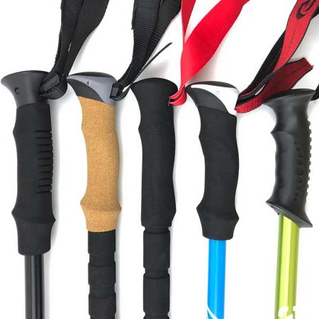 Amazon Hot Aluminum Alloy Walking Poles Lightweight Hiking Walking 075 trekking poles 