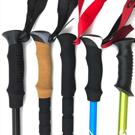 Nordic Walking Trekking Poles Walking Trekking Poles 2 Pack Quick Lock System Telescopic Ultralight for Hiking Camping Mountaining Backpacking Walking 