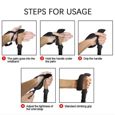 3K Carbon Ultra-light Retractable Outdoor Trekking Cane Hiking Equipment 