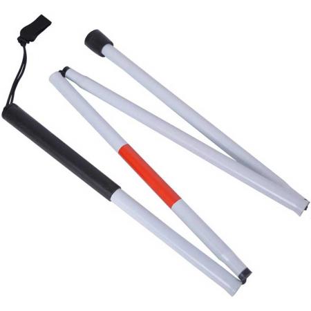 Collapsible Folding Blind Cane with Red Tip-49
