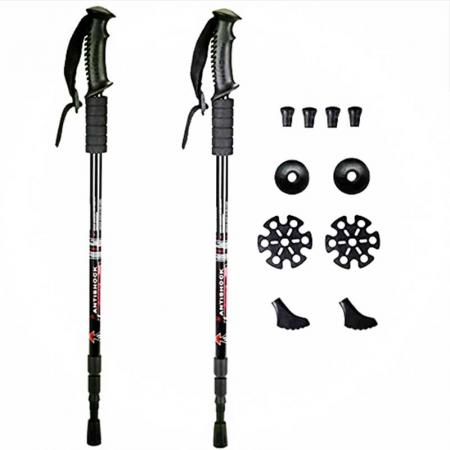 Telescopic Collapsible Walking Trekking Poles for Hiking Camping 