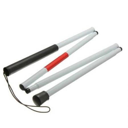 Collapsible Folding Blind Cane with Red Tip-49