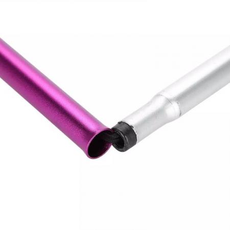 Blind Cane 7075 Collapsible Folding Blind Cane with Long White Stick for Walking