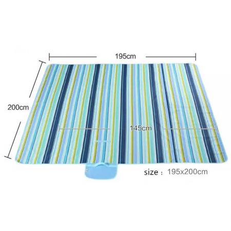 Outdoor Picnic Blanket Picnic Blanket Striped Handy Beach Mat Sandproof and Waterproof for Picnic Beaches 