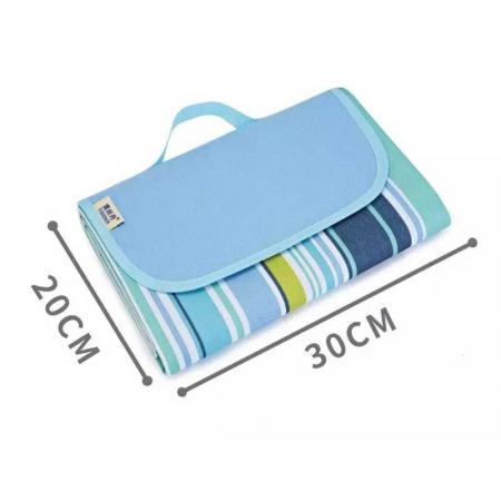 Outdoor Picnic Blanket Picnic Blanket Striped Handy Beach Mat Sandproof and Waterproof for Picnic Beaches 