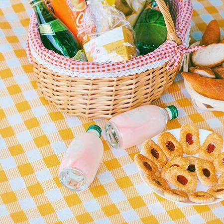 Foldable Picnic Blankets Extra Large Portable Beach Check Mat for Camping