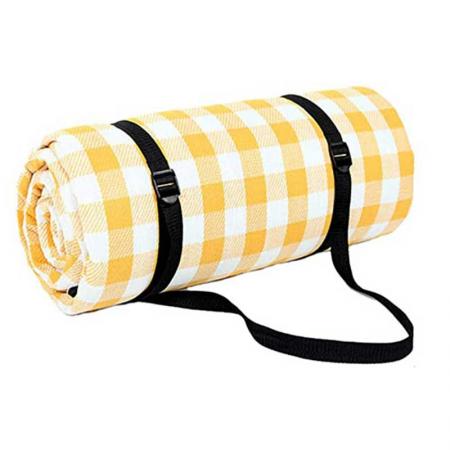 Foldable Picnic Blankets Extra Large Portable Beach Check Mat for Camping